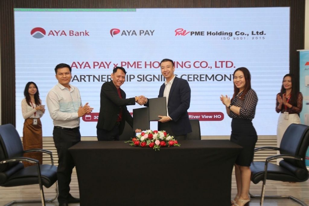 AYA Pay x PME Holding Co.,Ltd Partnership Signing Ceremony