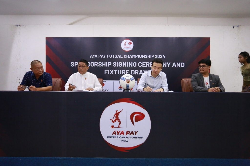 AYA Pay Futsal Championship 2024 – Sponsorship signing ceremony and Fixture draw